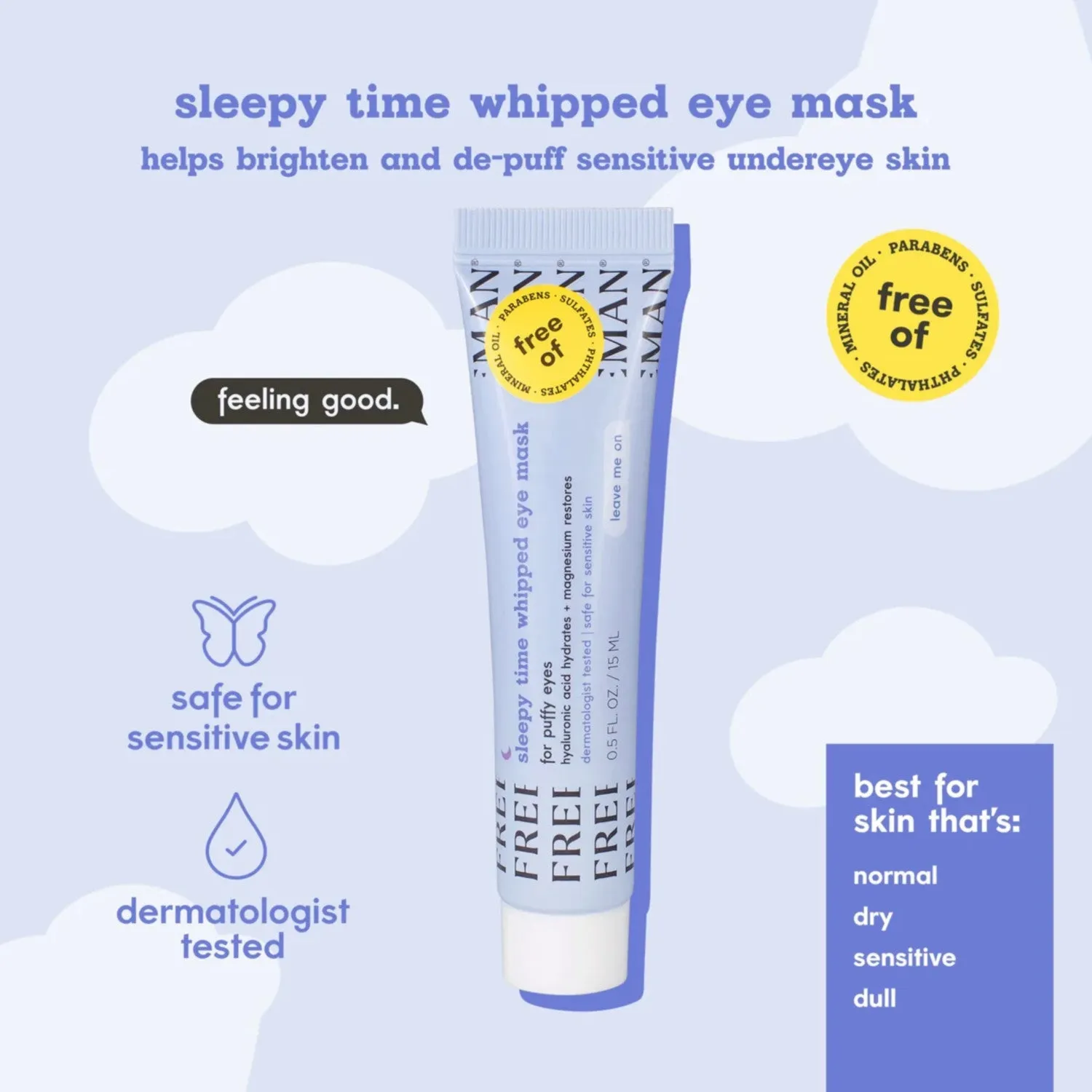 Freeman Sleepy Time Whipped Eye Mask 0.5oz/ 15ml