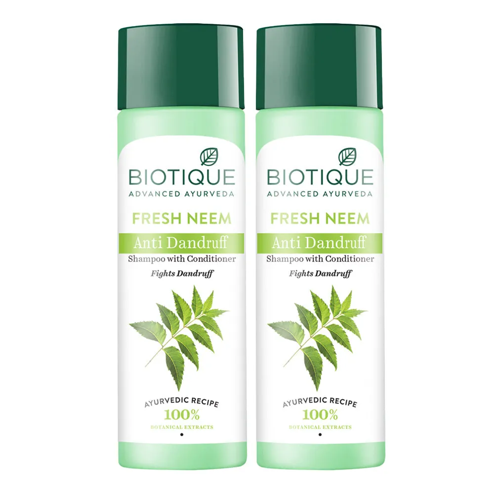 FRESH NEEM Anti Dandruff Shampoo & Conditioner 340ml Pack of 2