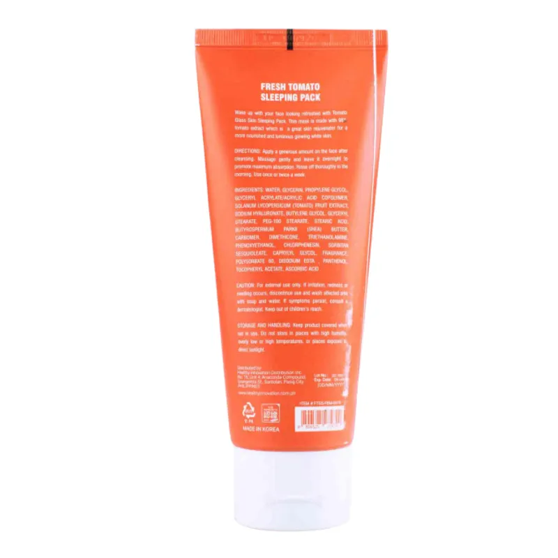 Fresh Skinlab - 98% Tomato Glass Skin - Sleeping Pack 100ml