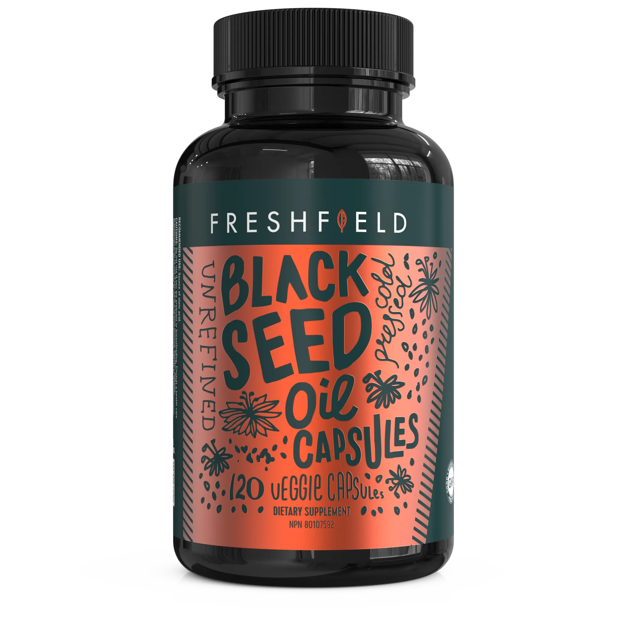 Freshfield - Black Seed Oil, 120 Vcap