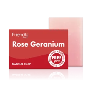 Friendly Rose Geranium Hand and Body Soap Bar
