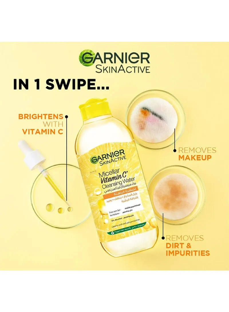 Garnier fast bright vitamin C micellar water 100ml