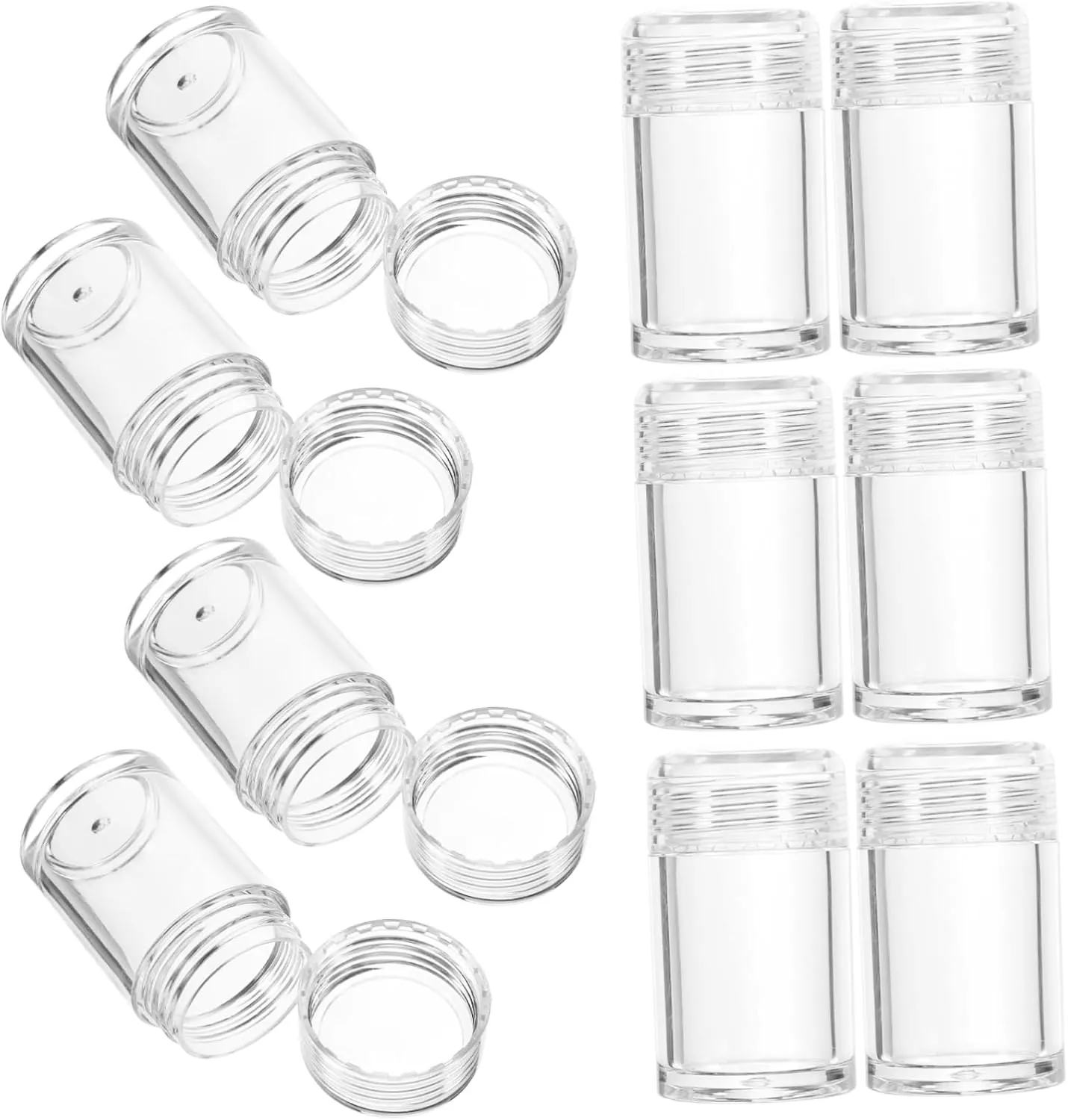 Gatuida Refillable Powder Puff Cases 5ml Empty Bottles for Toner Makeup Powder