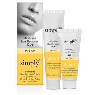 Gigi Mess-Free Hair Remover Duo for Face (1 oz)