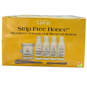 GiGi Strip Free Honee Wax Microwave Formula Hair Removal System Complete Microwave Kit