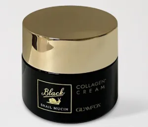 Glamfox Black Snail Mucin Collagen Cream