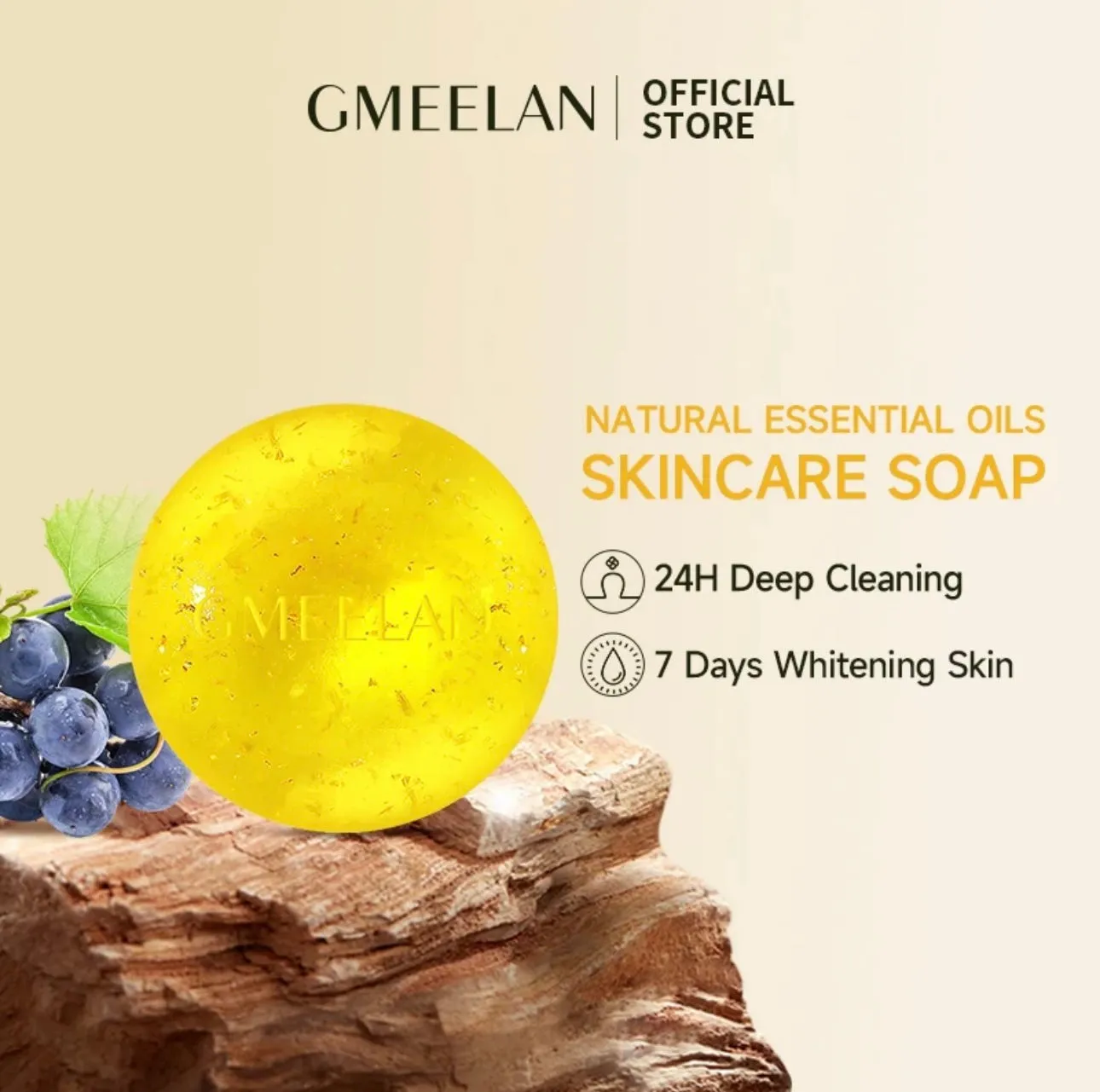 Gmeelan - 24k Gold Essential Oil Soap 100g