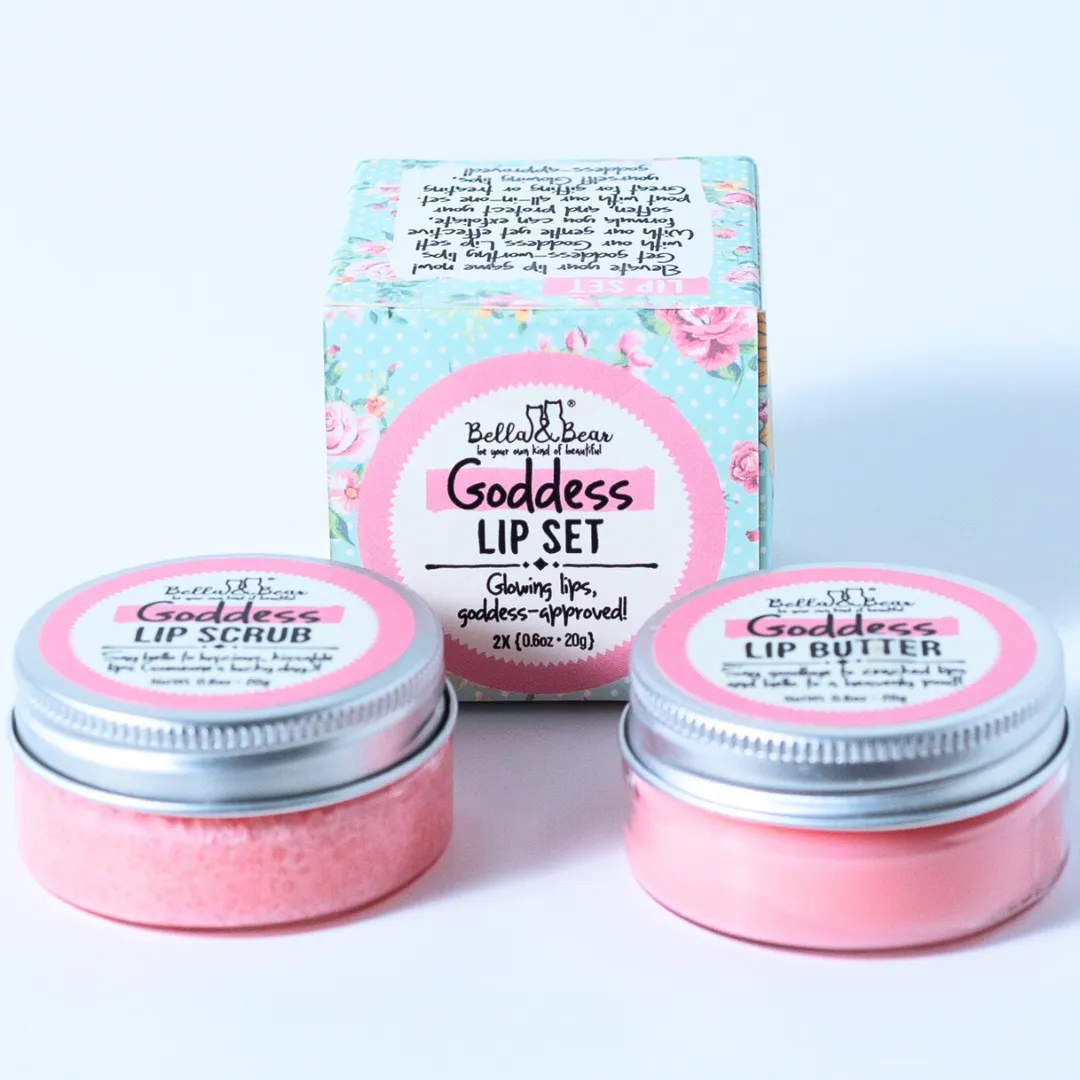 Goddess Lip Set - Lip Scrub & Lip Butter