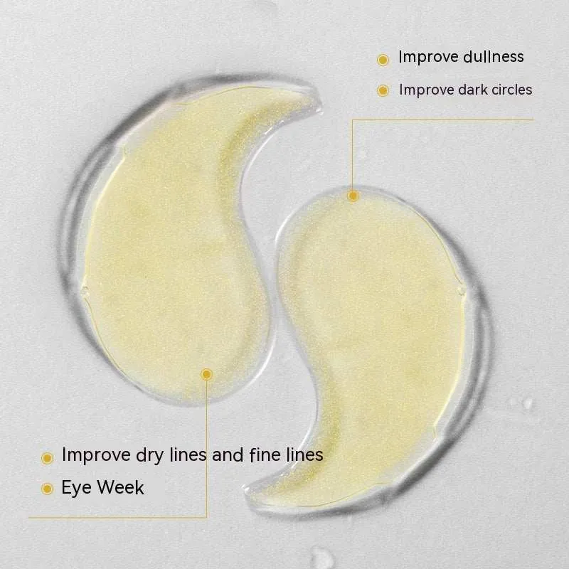 Gold Eye Patches 24k Gold Essence Eye Patches Mask for Anti Aging, Wrinkles Dark Circles Collagen Eye Patches