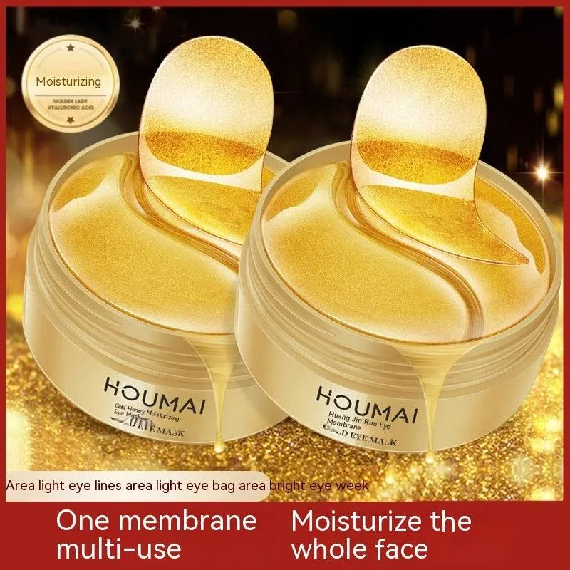 Gold Eye Patches 24k Gold Essence Eye Patches Mask for Anti Aging, Wrinkles Dark Circles Collagen Eye Patches