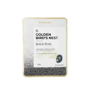 Golden Bird's Nest & Black Pearl Whitening Ampoule Mask