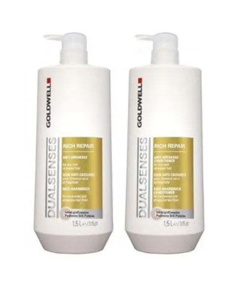 Goldwell Dualsenses Rich Repair Cream Shampoo Anti Breakage Conditioner