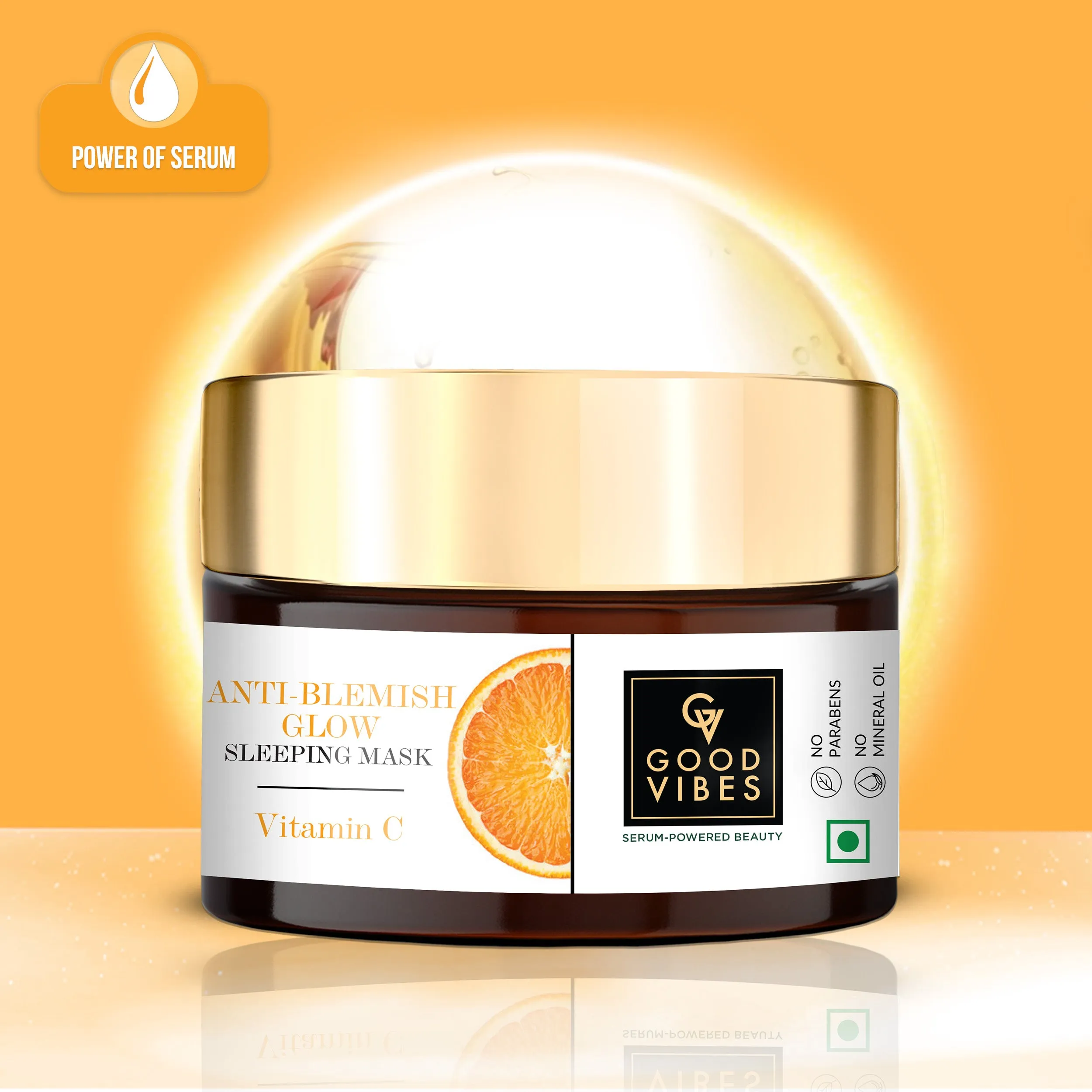Good Vibes Anti Blemish Glow Sleeping Mask Vitamin C with Power Of Serum (50 g)