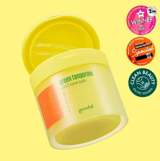 GOODAL Green Tangerine Vita C Toner Pad Plus