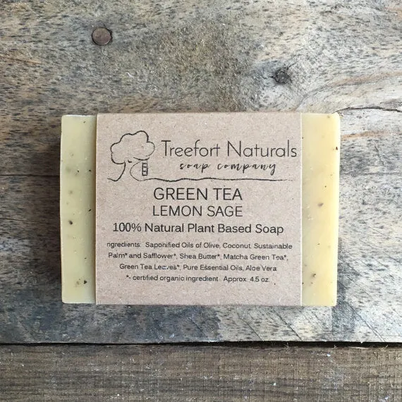 Green Tea Lemon Sage Soap