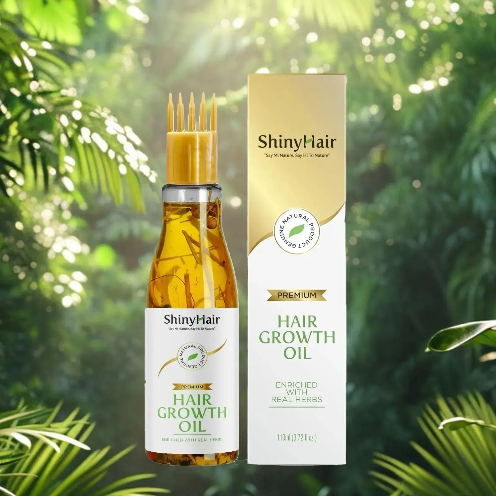 Hair Growth Oil - ShinyHair Oil Enriched With Real Herbs 110ml