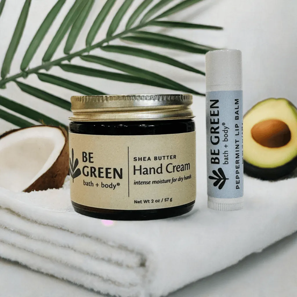 Hand Cream and Lip Balm Gift Set