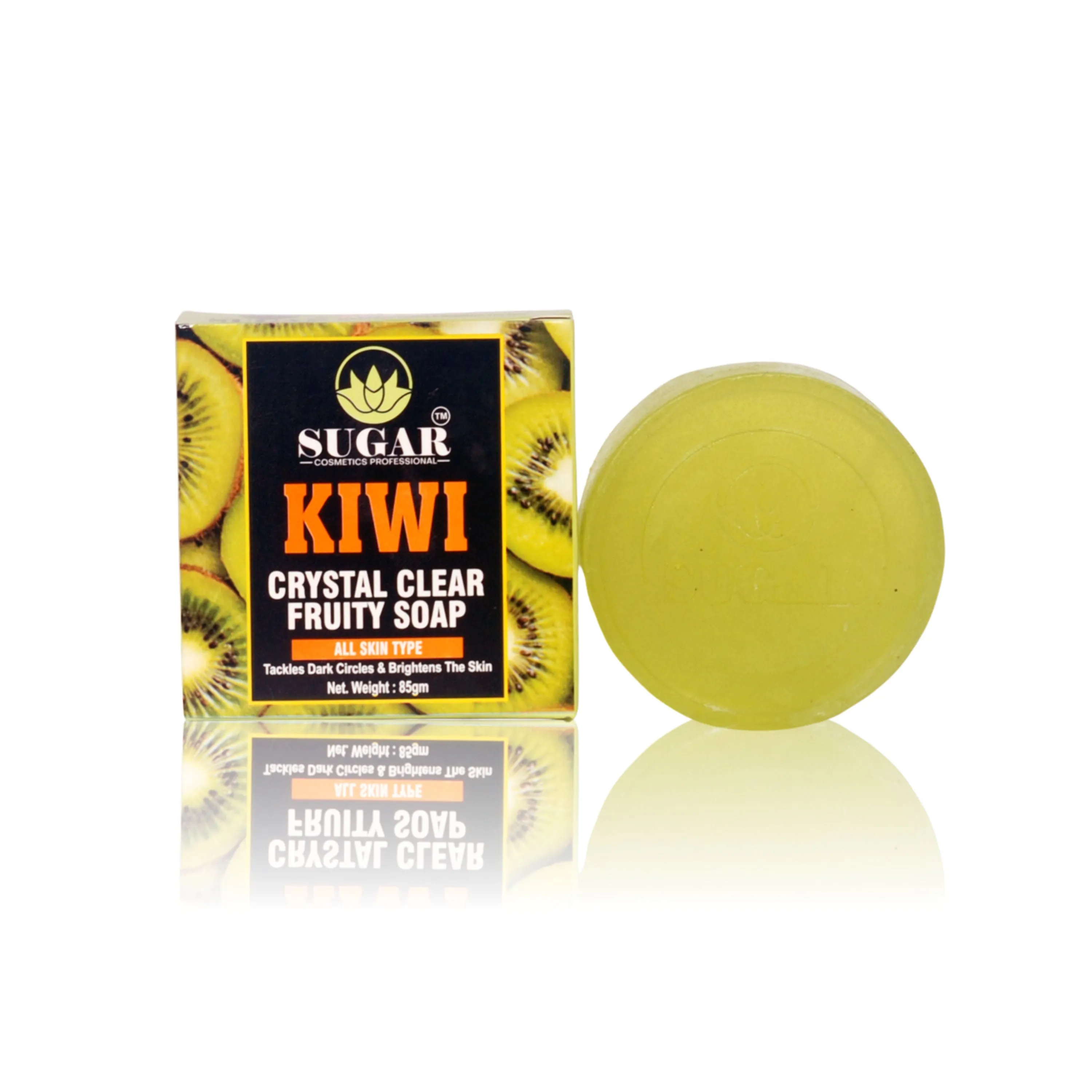 HANDMADE ORGANIC KIWI FRUITY SOAP-NATURAL SKINCARE BAR' 85GM