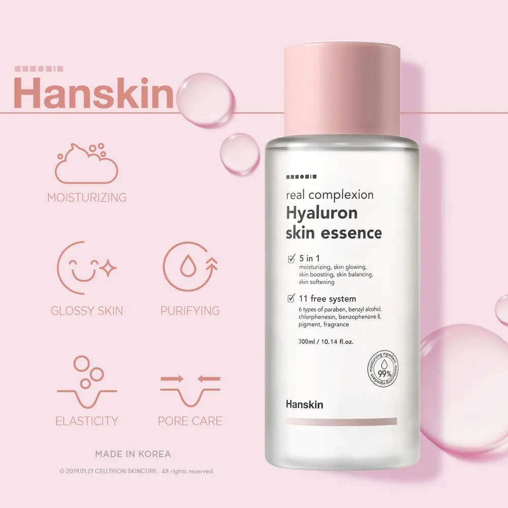 Hanskin Real Complexion Hyaluronic Skin Essence 5-in-1