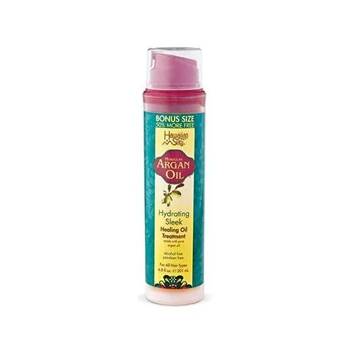 Hawaiian Silky Argan Oil Hydrating Sleek Healing Oil Treatment 201ml