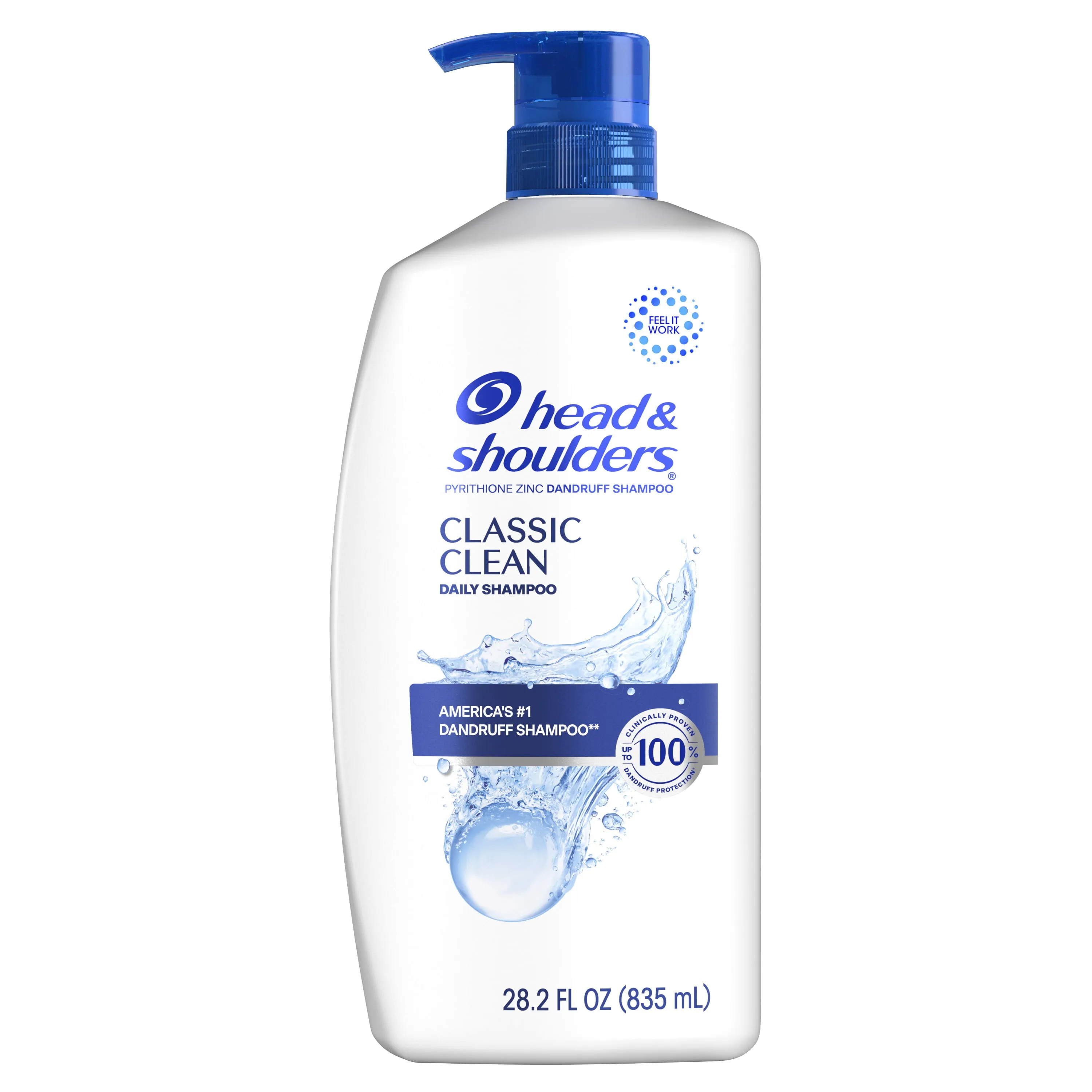 Head and Shoulders Dandruff Shampoo, Classic Clean, 28 oz, High Quality