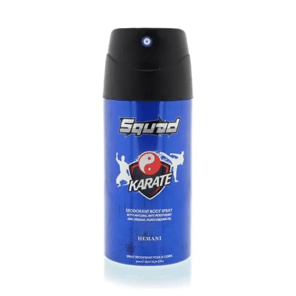 HEMANI SQUAD KARATE DEODORANT BODY SPRAY 150ML