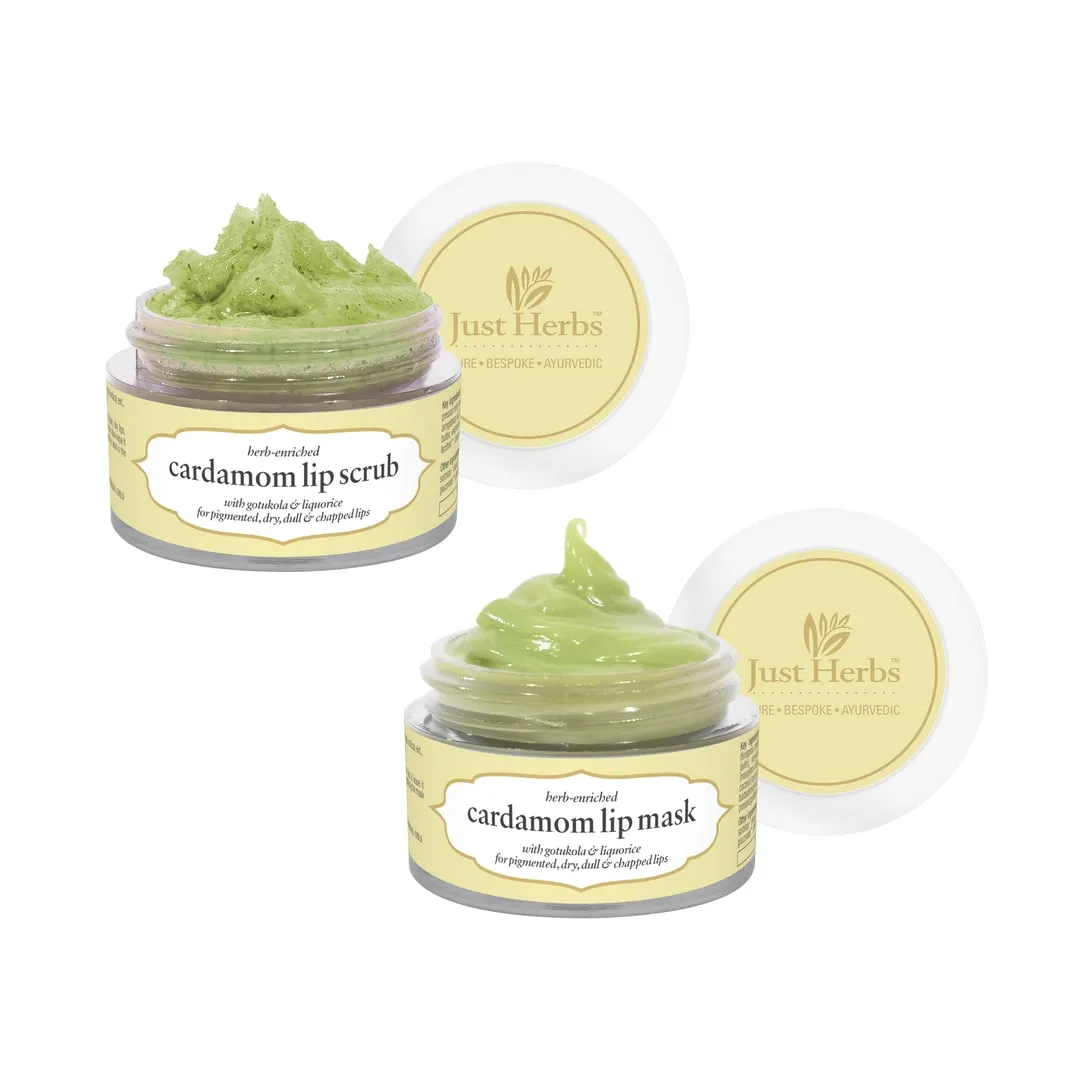 Herb Enriched Lip Scrub & Mask Duo : 30 g