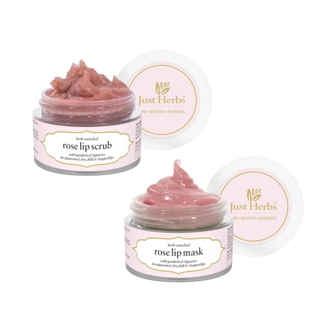 Herb Enriched Lip Scrub & Mask Duo : 30 g