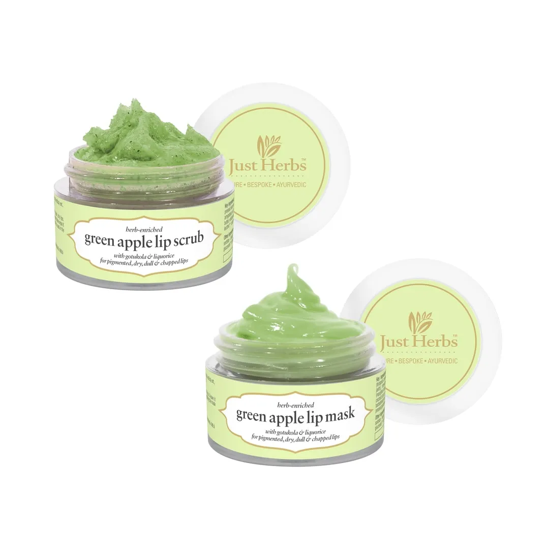Herb Enriched Lip Scrub & Mask Duo : 30 g