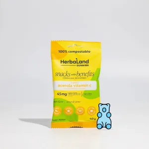 Herbaland - Gummies - Acerola Vitamin C, 40 g