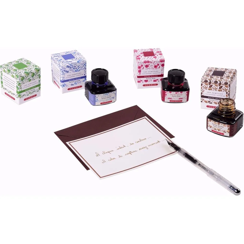 Herbin Perfumed Ink Bottle (Amber/Orange - 30ML) 13756T