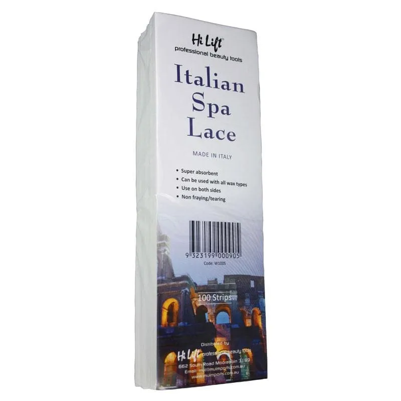 Hi Lift Italian Spa Lace Epilating STRIPS 100
