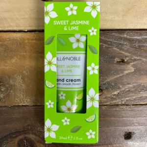 Hill & Noble Sweet Jasmine & Lime Hand Cream 30ml