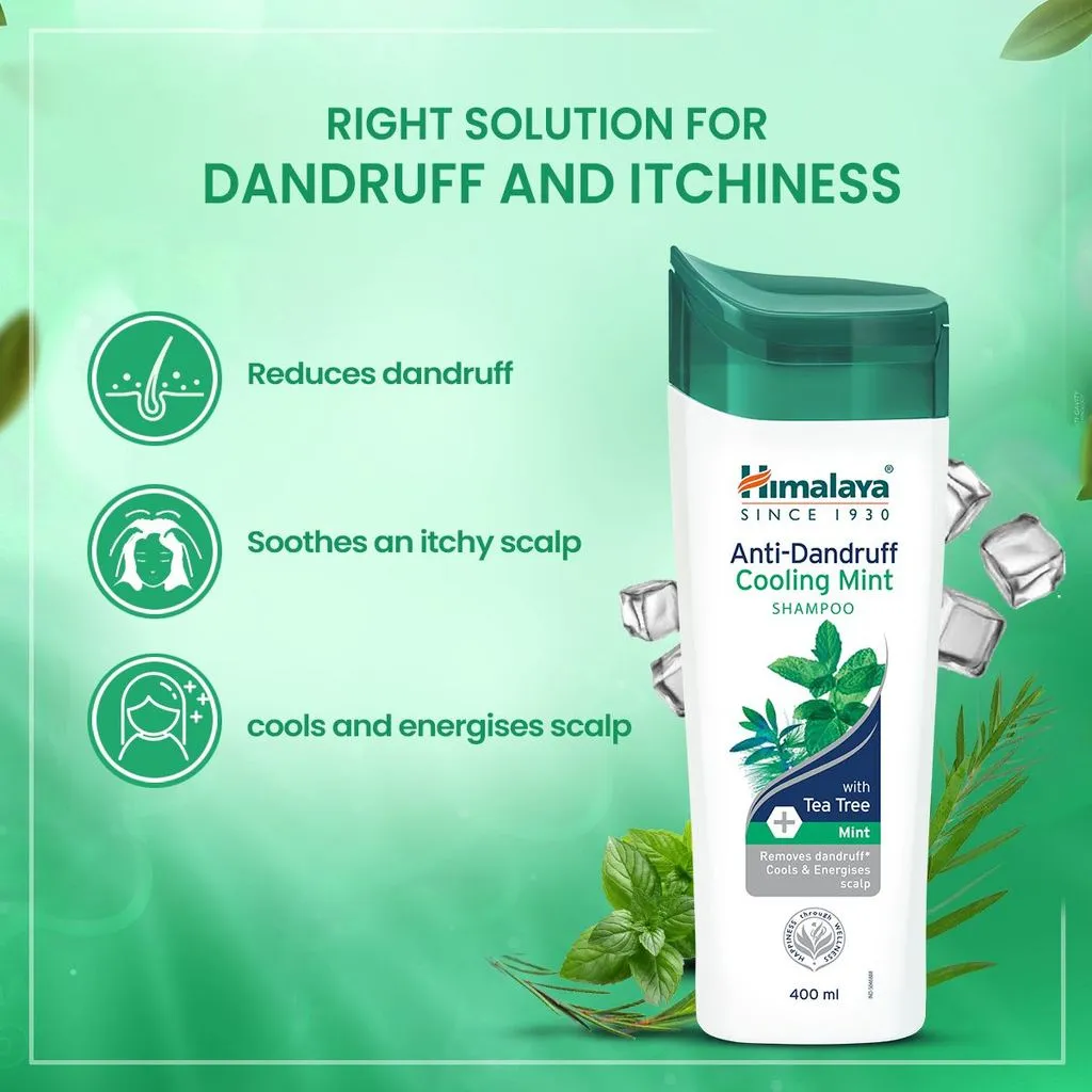 Himalaya Anti-Dandruff Cooling Mint Shampoo (400 ml)