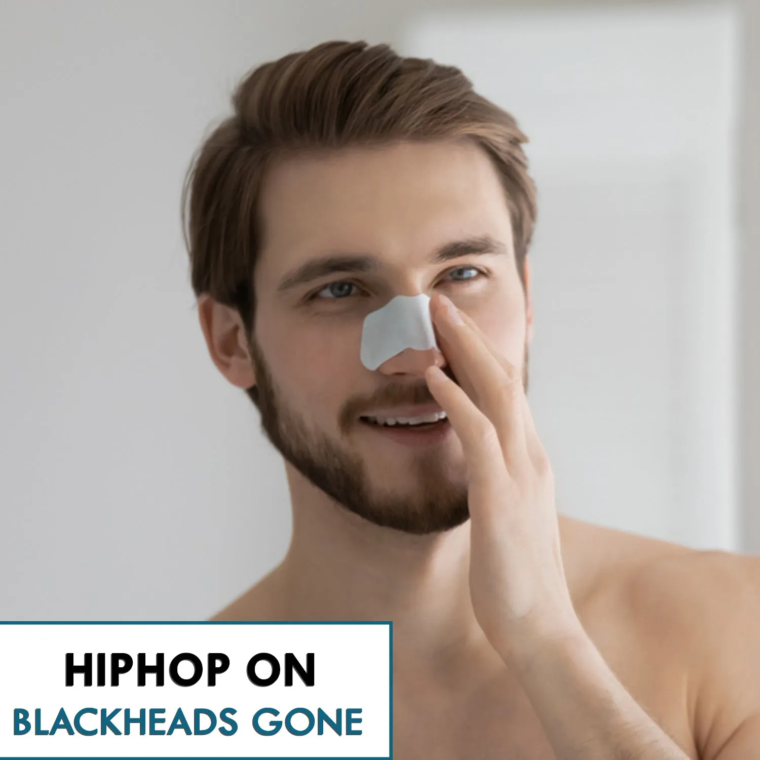 HipHop Blackhead Remover Nose Strips for Men (Activated Charcoal, 6 Strips)   Hair Removal Cream for Men (60gm)