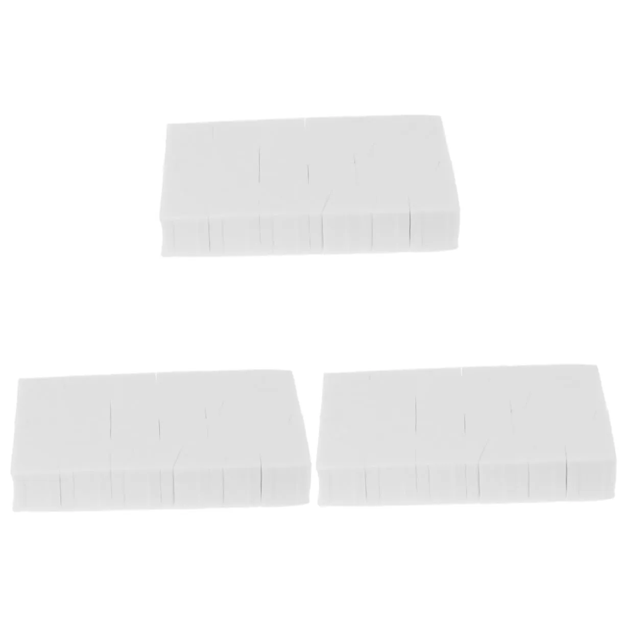 Housoutil 3sets Professional Makeup Powder Puff Setting Powder Puff Trapezoid Foundation Tool for All Genders 48pcs*3