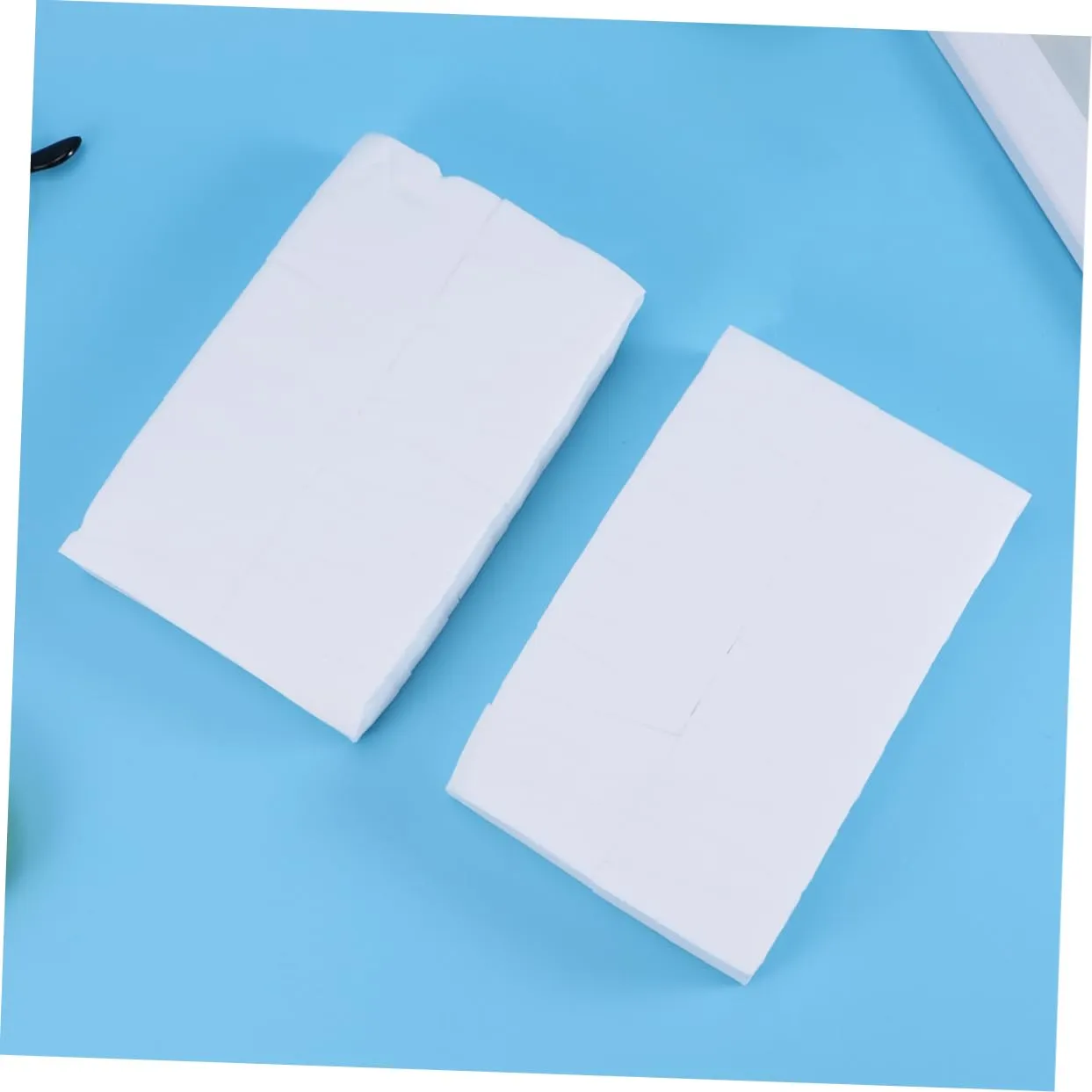 Housoutil Makeup Pads for Pressed Powder 48pcs Natural Sponges Trapezoid Shape Safe for Ages Genders