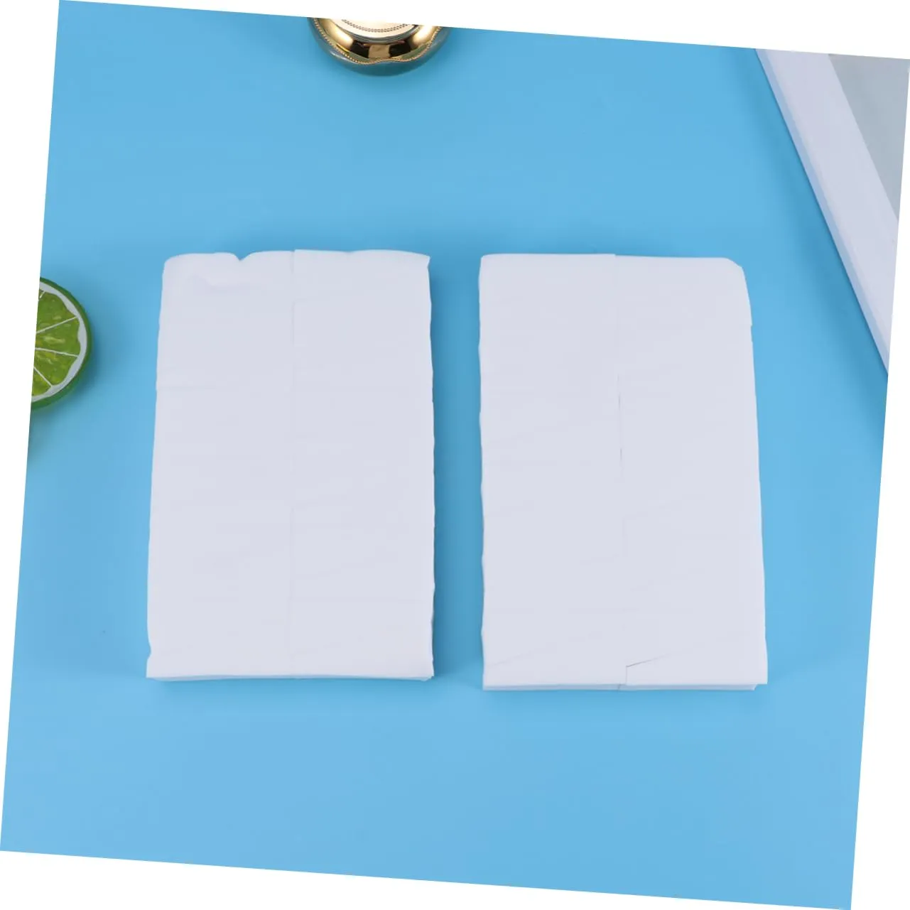 Housoutil Makeup Pads for Pressed Powder 48pcs Natural Sponges Trapezoid Shape Safe for Ages Genders