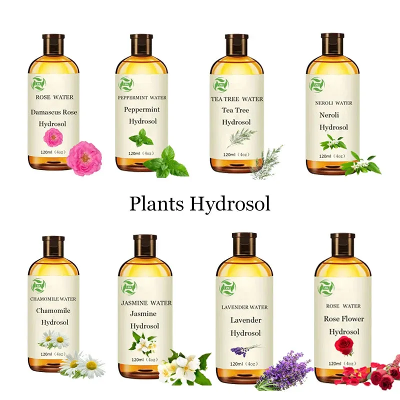 Hydrosol Floral Waters 
Bulk-Rose Hydrosol Lemon Rosemary Lavender Basil