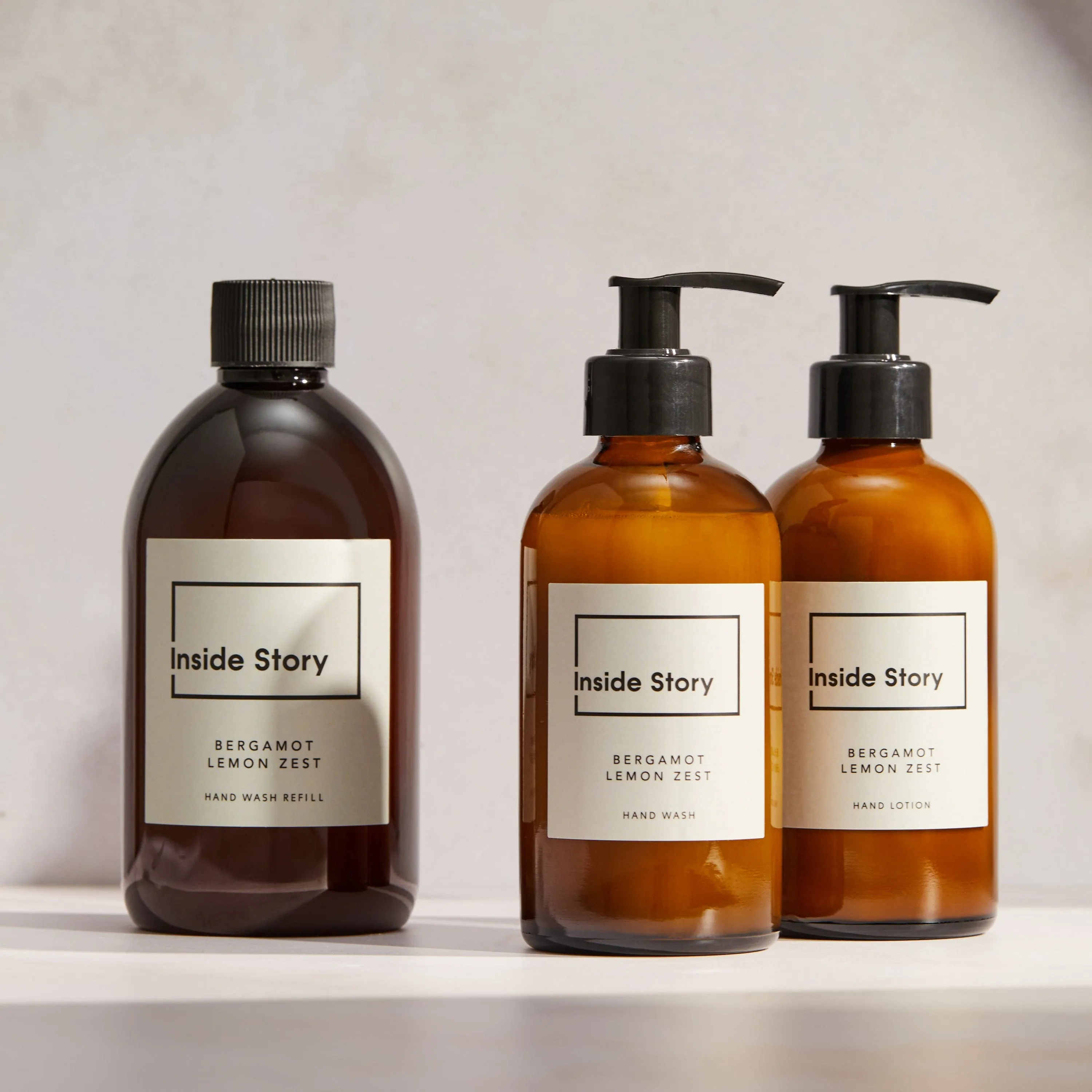 Inside Story Bergamot And Lemon Zest Scented Hand Cream