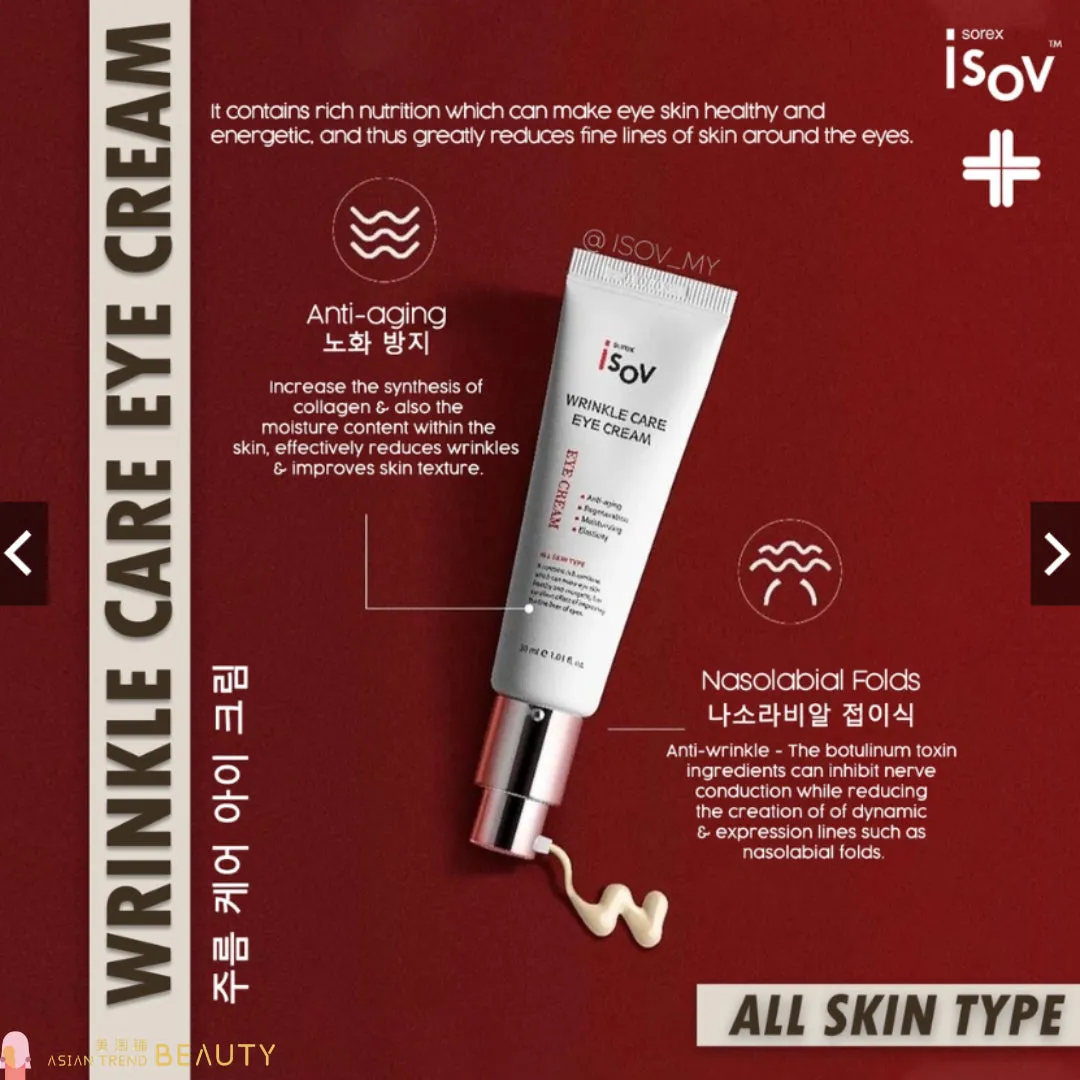 Isov Wrinkle Care Eye Cream 30ml