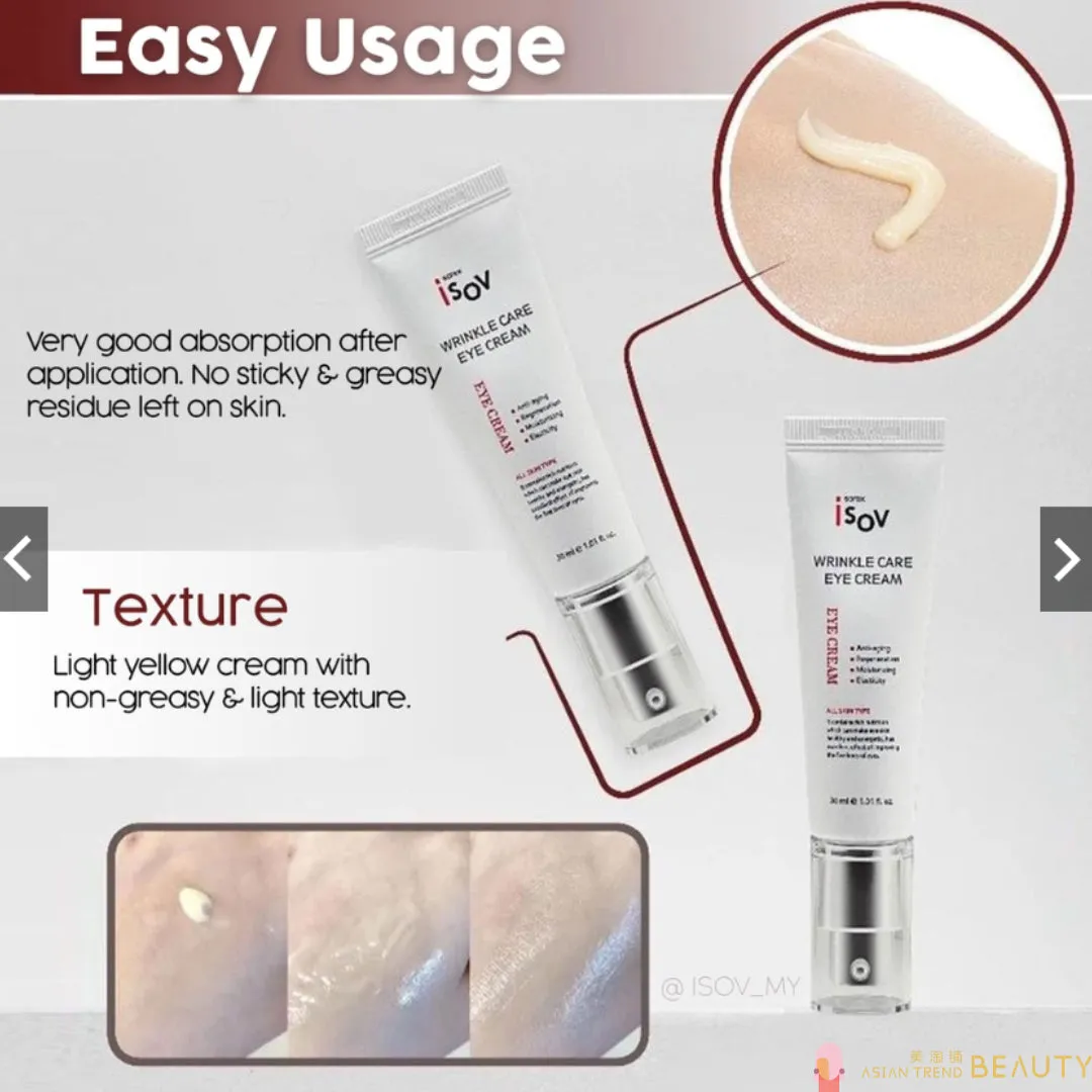 Isov Wrinkle Care Eye Cream 30ml