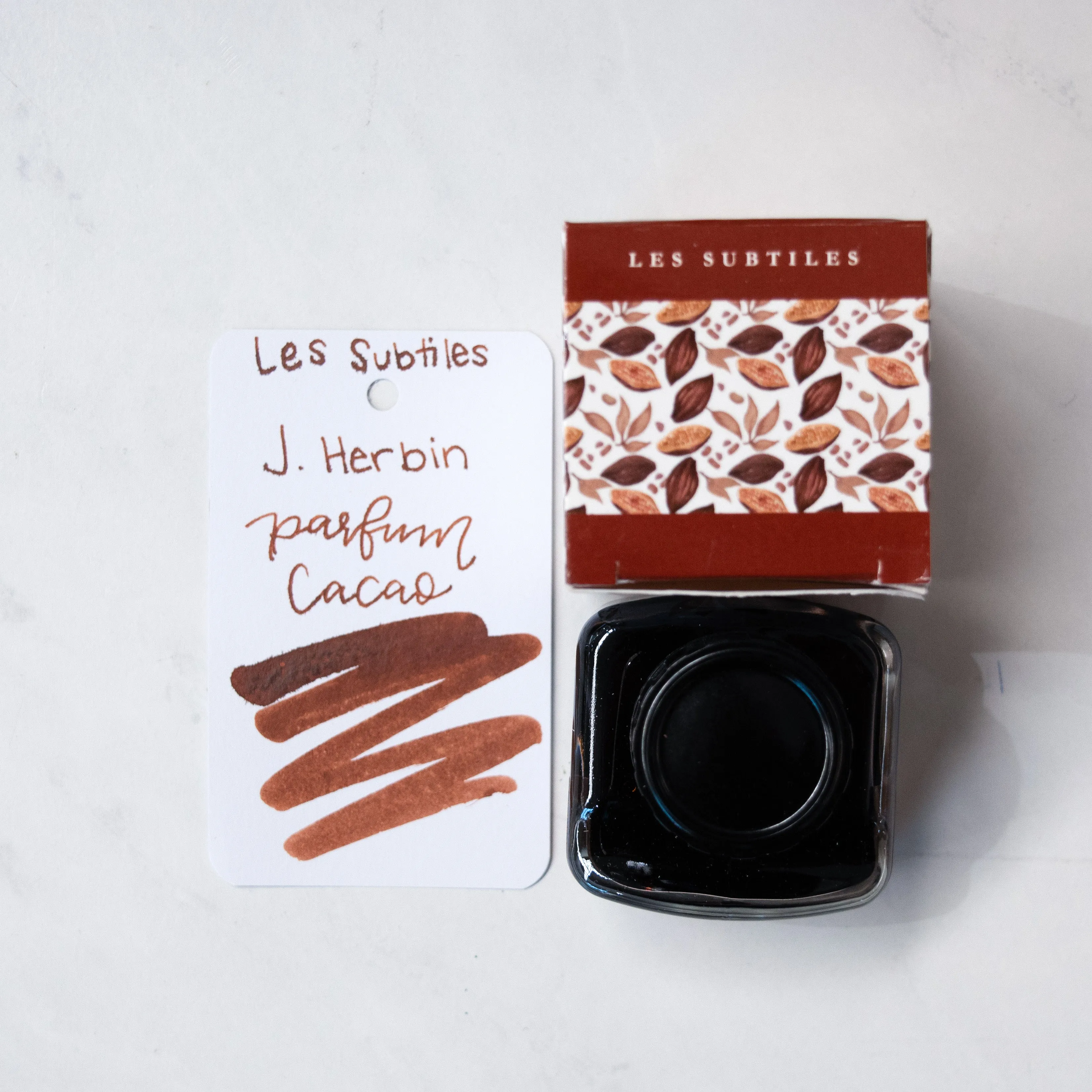 Jacques Herbin Cacao Chocolate Brown Scented Ink Bottle