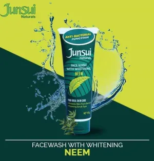 JUNSUI WHITENING FACE WASH NEEM 100GM