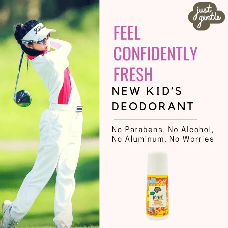 Just Gentle Organic Kids Deodorant - Unscented - Aluminium Free - 60ml