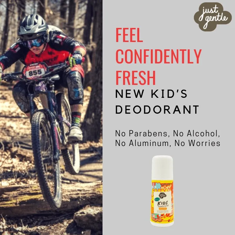 Just Gentle Organic Kids Deodorant - Unscented - Aluminium Free - 60ml