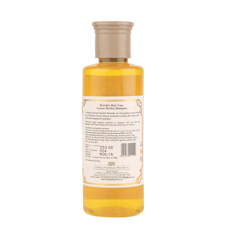 Kairali Lemon Anti Dandruff Shampoo with Lemon Extracts 200ml