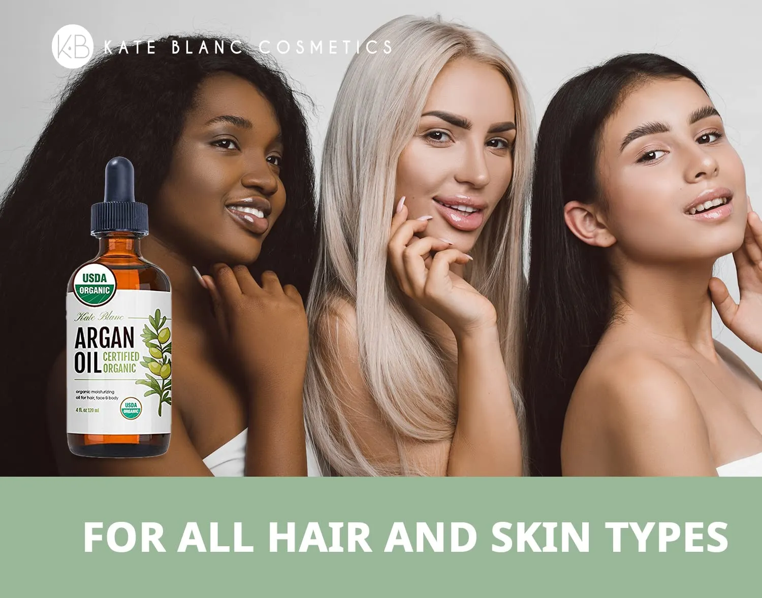 Kate Blanc Cosmetics: 100% Pure and Cold Pressed Argan Oil (4oz)