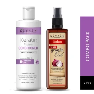 Keratin Conditioner and ayurvedic Hair Oil for make your Hair Strong smooth and shine