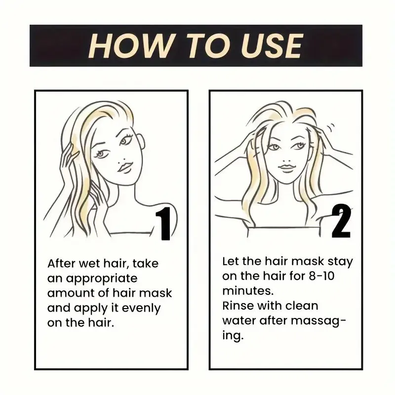 Keratin Hair Mask For Damaged Dry Hair